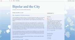 Desktop Screenshot of bipolarandthecity.blogspot.com