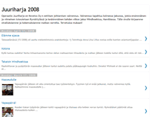 Tablet Screenshot of juuriharja2008.blogspot.com