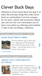 Mobile Screenshot of cleverduckdays.blogspot.com