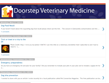 Tablet Screenshot of doorstepvet.blogspot.com