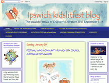 Tablet Screenshot of ipswichkidslitfest.blogspot.com