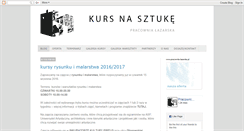 Desktop Screenshot of pracownia-lazarska.blogspot.com