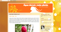 Desktop Screenshot of aguademaismataplanta.blogspot.com