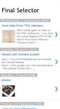 Mobile Screenshot of finalselector.blogspot.com