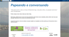 Desktop Screenshot of papeandoeconversando.blogspot.com