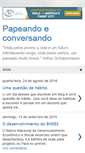 Mobile Screenshot of papeandoeconversando.blogspot.com