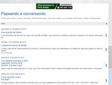 Tablet Screenshot of papeandoeconversando.blogspot.com