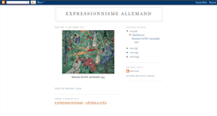 Desktop Screenshot of expressionnismeallemand.blogspot.com