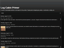 Tablet Screenshot of logcabinprimer.blogspot.com