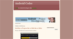 Desktop Screenshot of android-codes-examples.blogspot.com