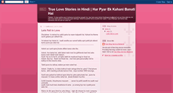 Desktop Screenshot of hindilovestories.blogspot.com