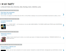 Tablet Screenshot of ilovemyparty.blogspot.com