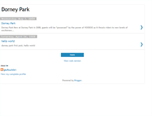 Tablet Screenshot of dorney-park.blogspot.com