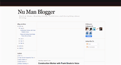 Desktop Screenshot of nu-man-blogger.blogspot.com