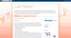 Desktop Screenshot of ladomaterno.blogspot.com