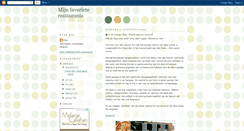 Desktop Screenshot of mijnrestaurant.blogspot.com
