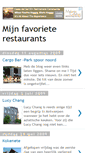 Mobile Screenshot of mijnrestaurant.blogspot.com