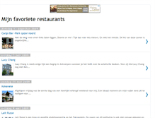 Tablet Screenshot of mijnrestaurant.blogspot.com