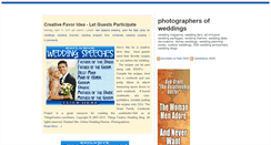 Desktop Screenshot of photographersofweddings.blogspot.com
