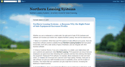 Desktop Screenshot of northern-leasing-systems.blogspot.com