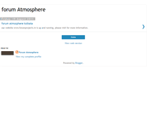 Tablet Screenshot of forumatmosphere.blogspot.com