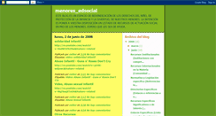 Desktop Screenshot of menoresedsocial.blogspot.com