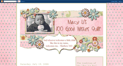 Desktop Screenshot of macyligoodwishesquilt.blogspot.com