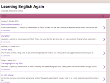 Tablet Screenshot of learningenglishagain.blogspot.com