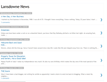 Tablet Screenshot of lansdownenews.blogspot.com