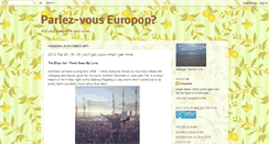 Desktop Screenshot of parlezvouseuropop.blogspot.com