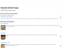 Tablet Screenshot of howtomakehandcraftedsoap.blogspot.com