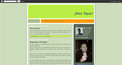 Desktop Screenshot of dieztapas.blogspot.com