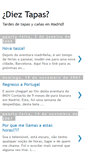 Mobile Screenshot of dieztapas.blogspot.com