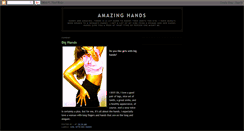 Desktop Screenshot of amazing-hands.blogspot.com