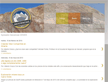 Tablet Screenshot of geocienciasac.blogspot.com