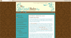 Desktop Screenshot of mylavishbaby.blogspot.com