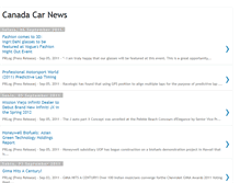 Tablet Screenshot of canadacarnews.blogspot.com