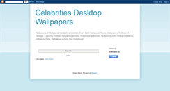 Desktop Screenshot of celebrities-desktop-wallpapers.blogspot.com