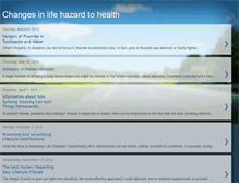 Tablet Screenshot of changesinlife-hazardtohealth.blogspot.com