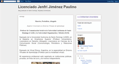 Desktop Screenshot of biografiadejenfrijimenez.blogspot.com