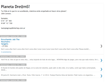 Tablet Screenshot of planetadreams.blogspot.com