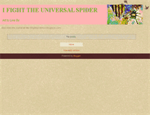 Tablet Screenshot of ifightspider.blogspot.com