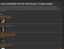 Tablet Screenshot of laschoapasfotosantiguas.blogspot.com