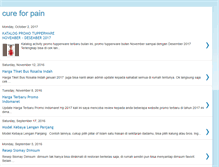 Tablet Screenshot of cure-for-pain.blogspot.com