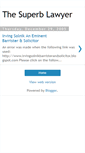 Mobile Screenshot of irvingsolnikbarristerandsolicitor.blogspot.com
