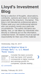 Mobile Screenshot of lloydsinvestment.blogspot.com