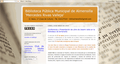 Desktop Screenshot of biblioalmensilla.blogspot.com