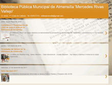 Tablet Screenshot of biblioalmensilla.blogspot.com