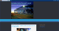Desktop Screenshot of hiphopdownsouth.blogspot.com