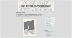 Desktop Screenshot of lostiemposmodernos.blogspot.com